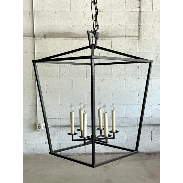 Vintage Contemporary Monumental Frame Lantern — additional photo 2