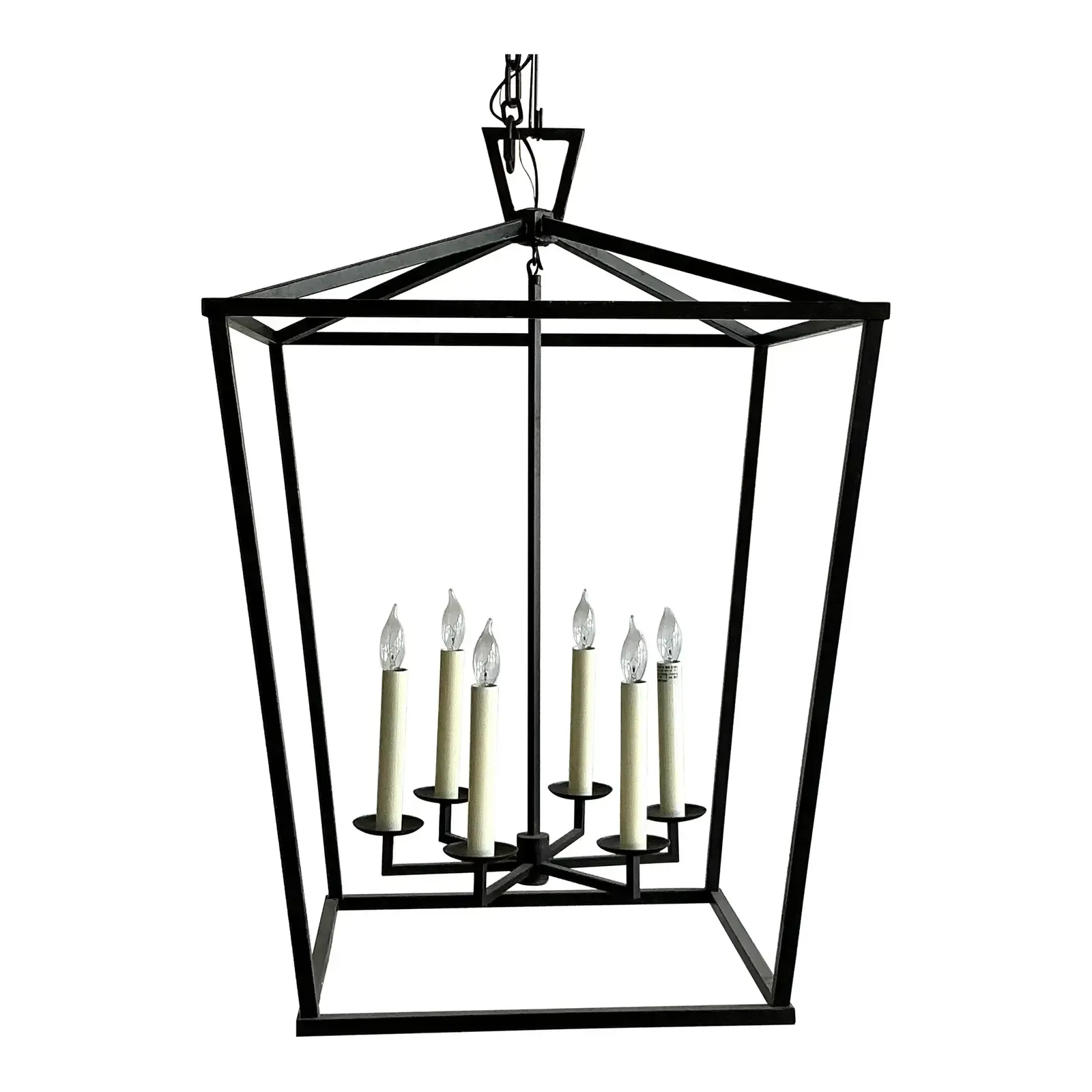 Vintage Contemporary Monumental Frame Lantern — additional photo 3