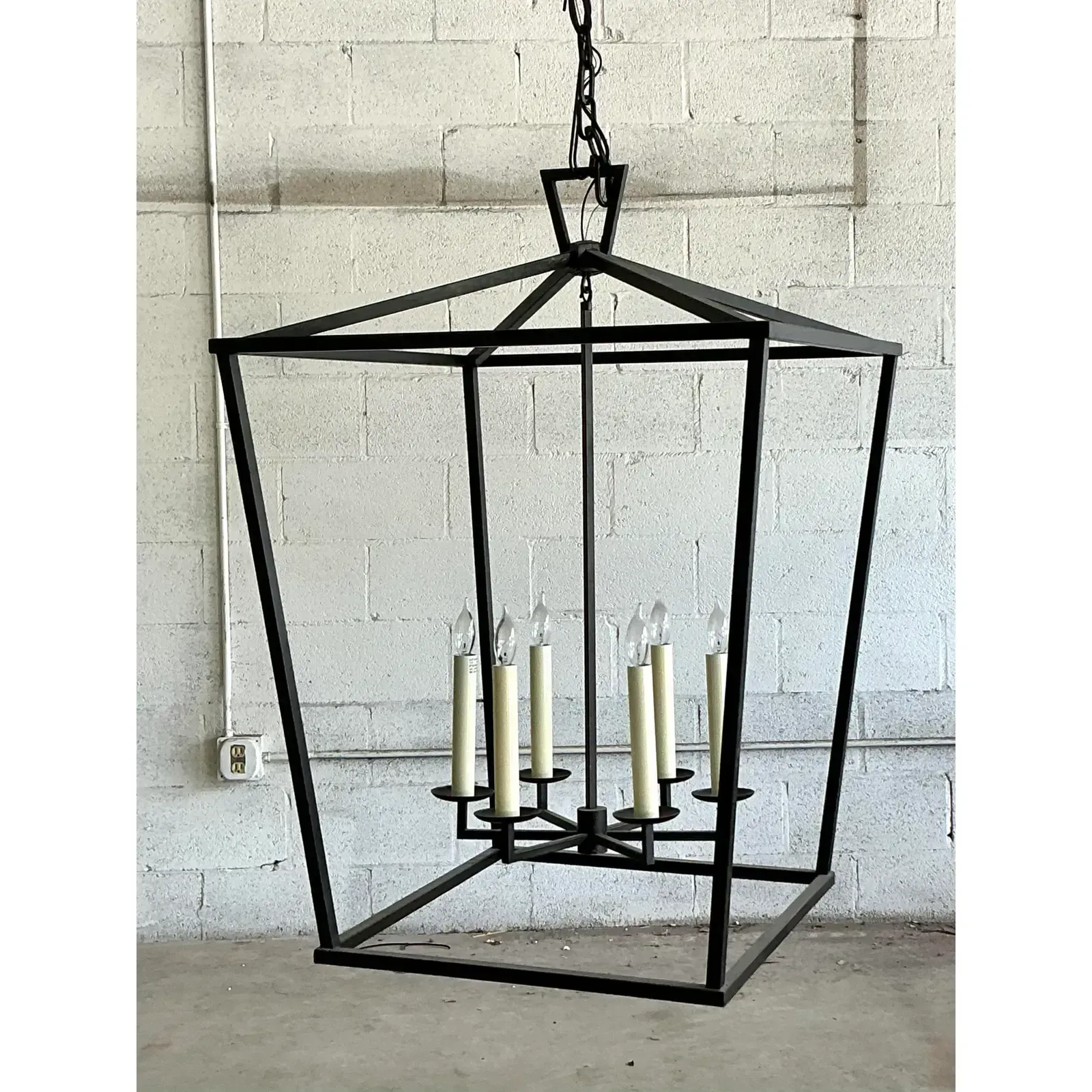 Vintage Contemporary Monumental Frame Lantern — additional photo 4
