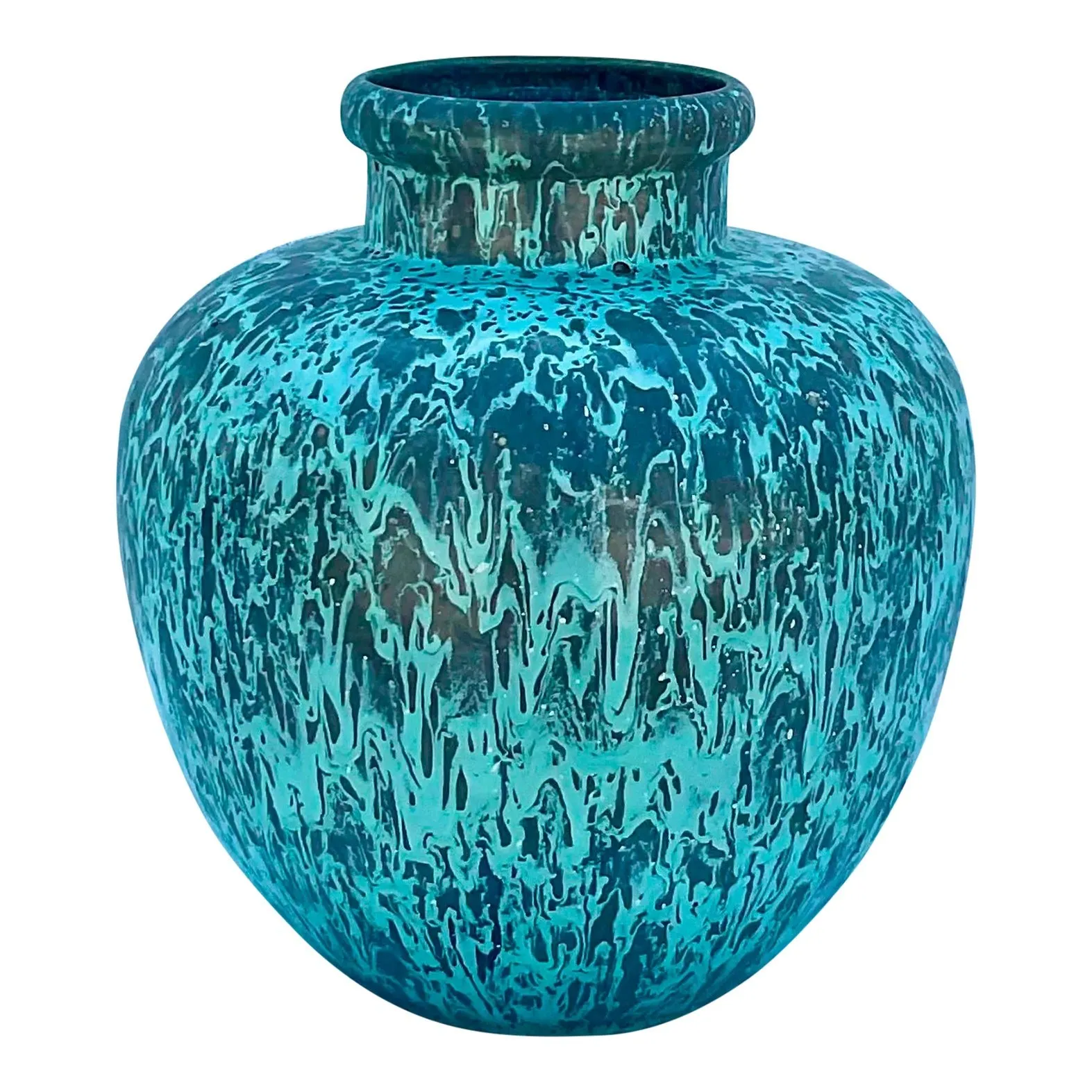Vintage Contemporary Splatter Urn — additional photo 1