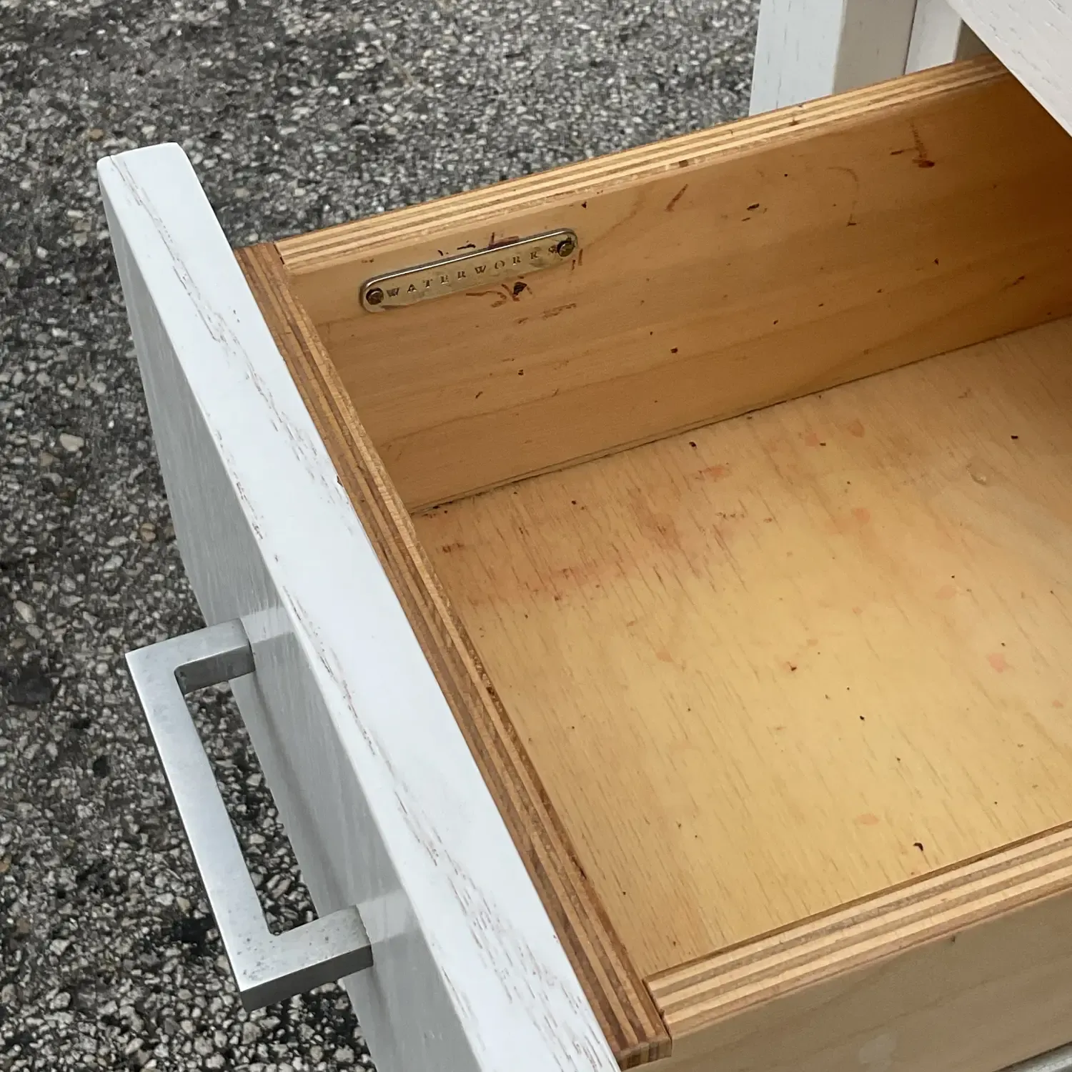 Vintage Contemporary Waterworks Side Table — additional photo 1