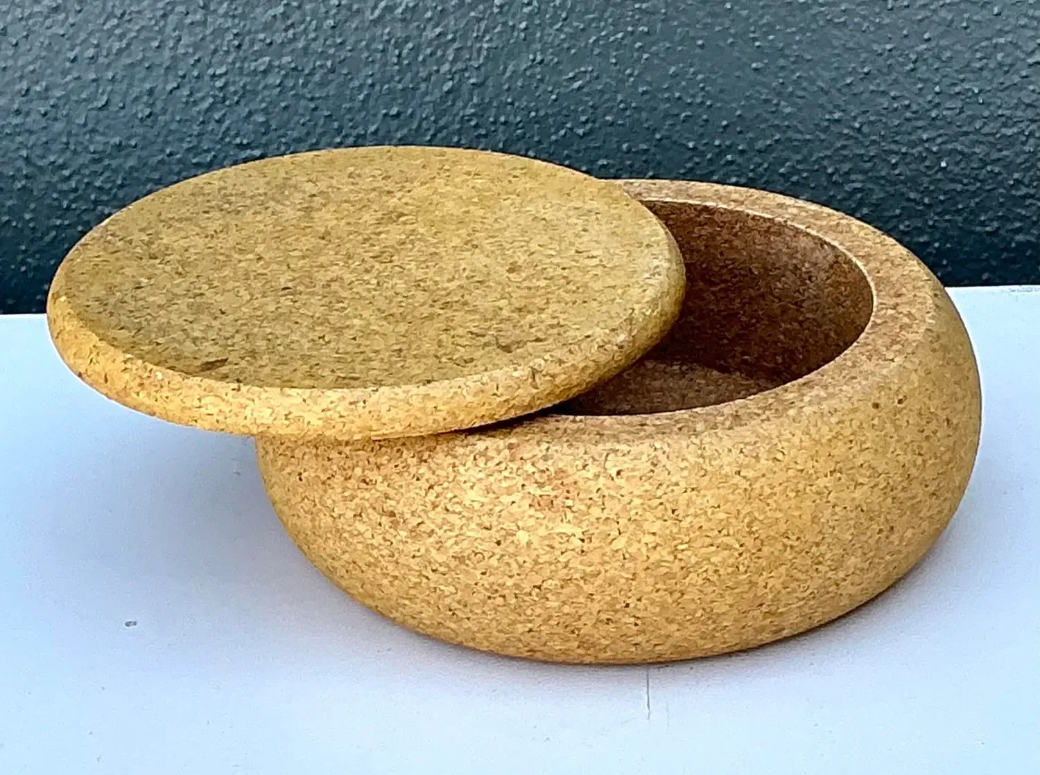 Vintage Cork Lidded Box — additional photo 1