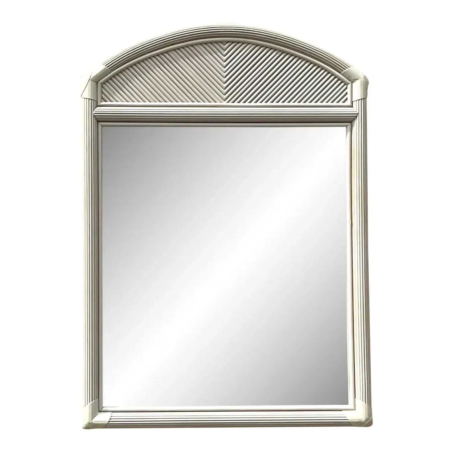 Vintage Costal Pencil Reed Mirror