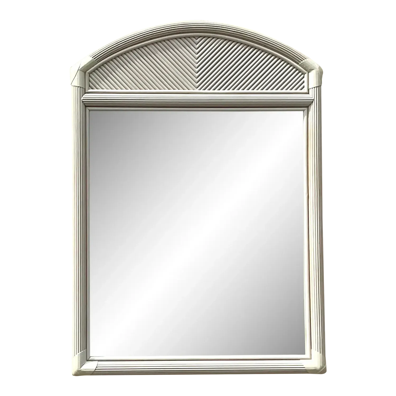 Vintage Costal Pencil Reed Mirror — additional photo 3