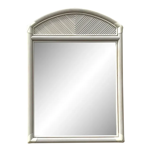 Vintage Costal Pencil Reed Mirror — additional photo 3