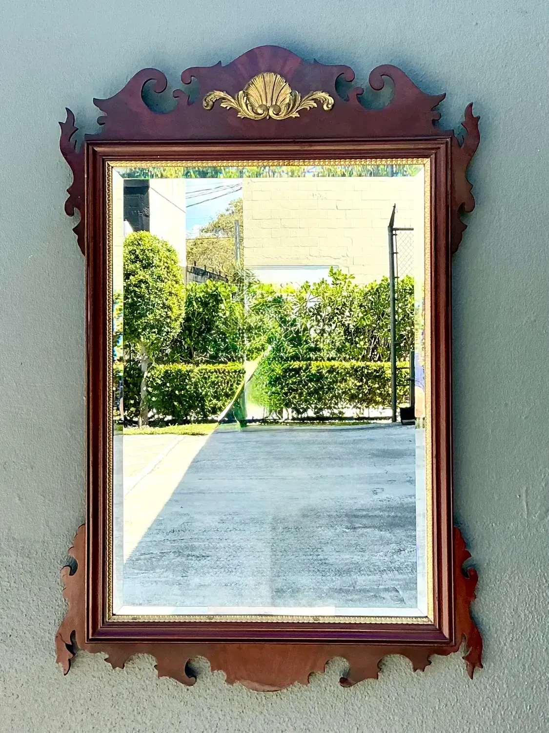 Vintage Councill Chippendale Clam Shell Mirror — additional photo 6