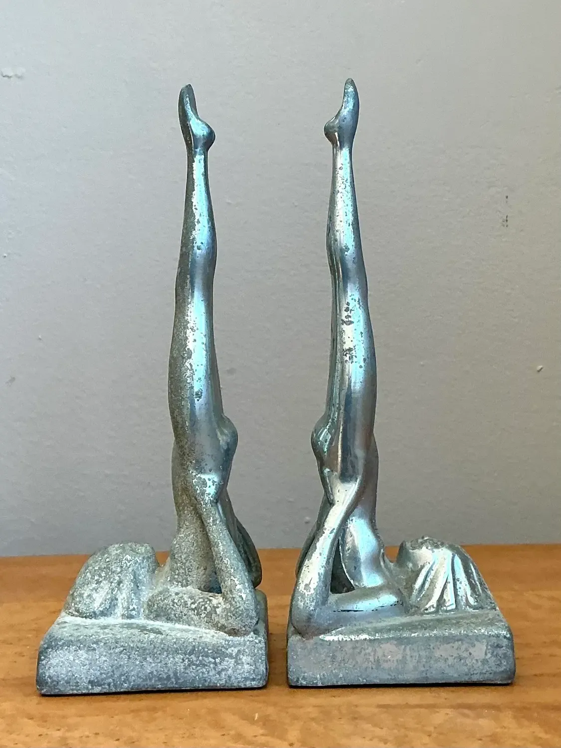 Vintage Deco Frantart Sasparilla Nude Bookends - Set of 2 — additional photo 1