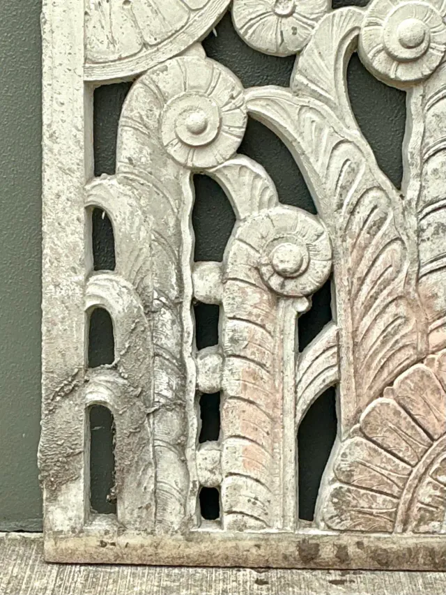 Vintage Deco Miami Beach Cast Concrete Panel — additional photo 8
