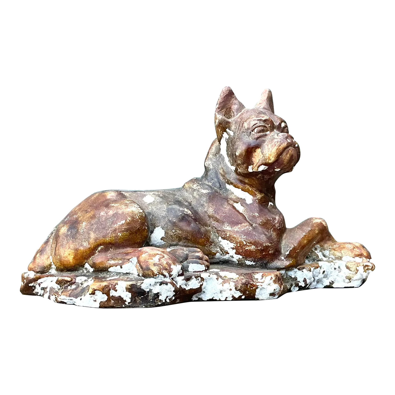 Vintage Distressed Plaster Dog — additional photo 7