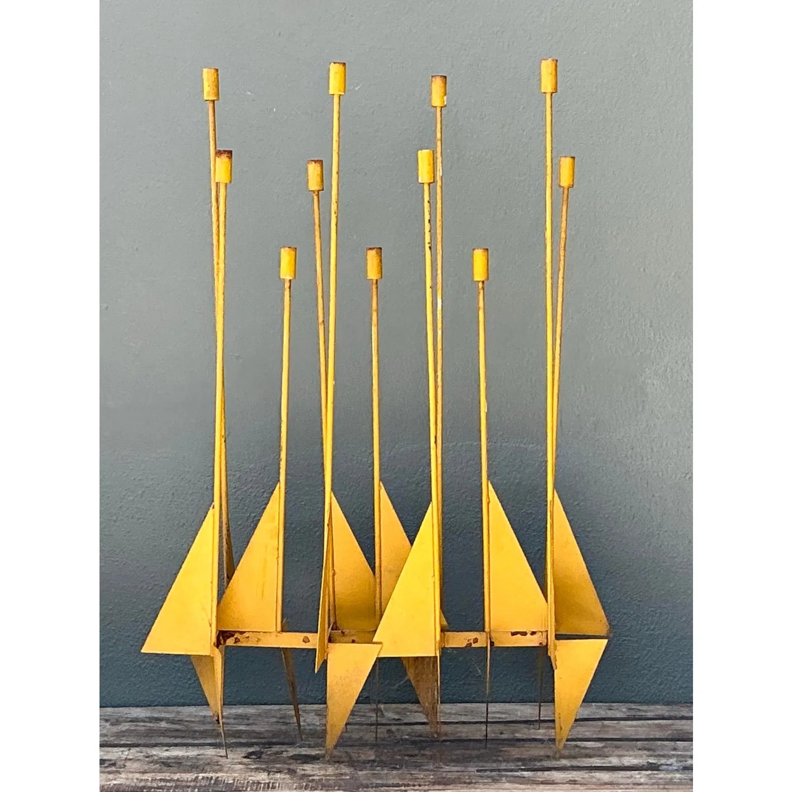 Vintage Don Drumm Modernist Candelabra — additional photo 1