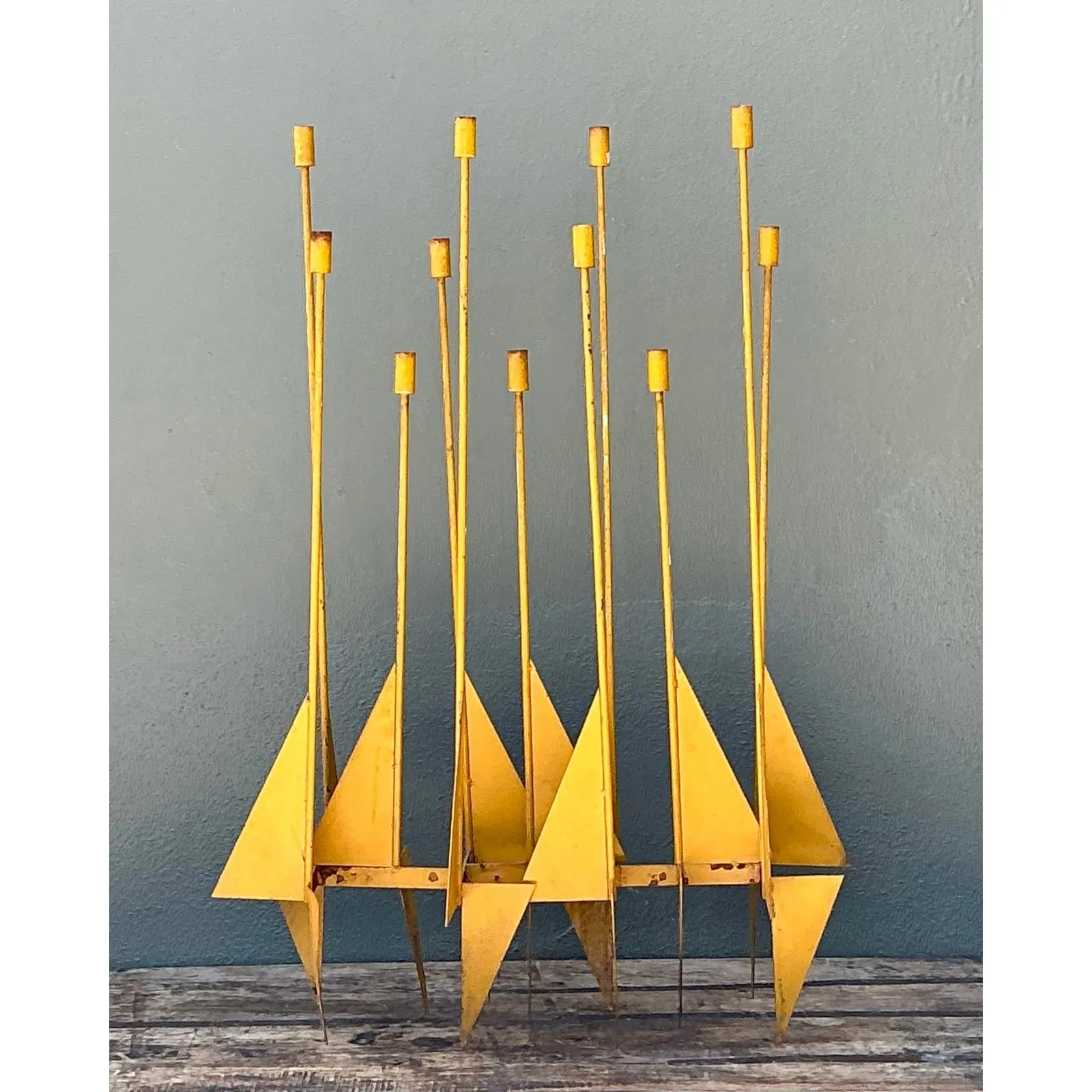 Vintage Don Drumm Modernist Candelabra — additional photo 8
