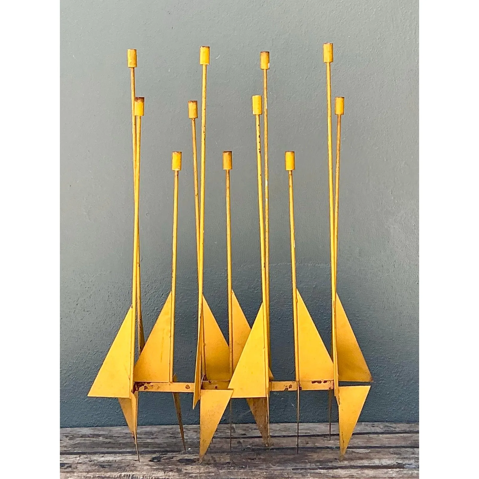 Vintage Don Drumm Modernist Candelabra — additional photo 2