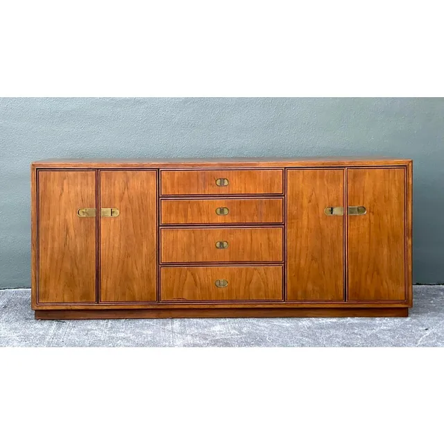 Vintage Drexel Brass Pull Dresser — additional photo 1