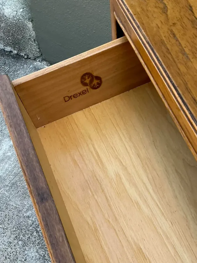 Vintage Drexel Campaign Dresser - Brass, 48W x 30H — additional photo 7