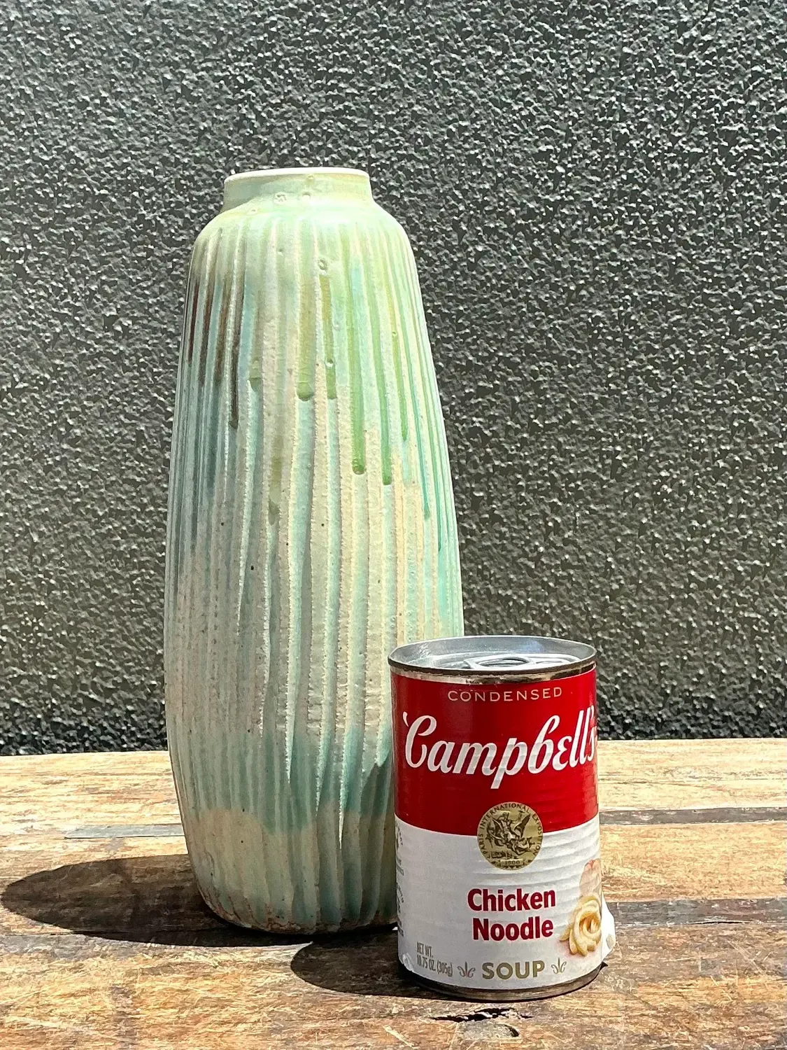 Vintage Drip Glazed Ceramic Vase — additional photo 3