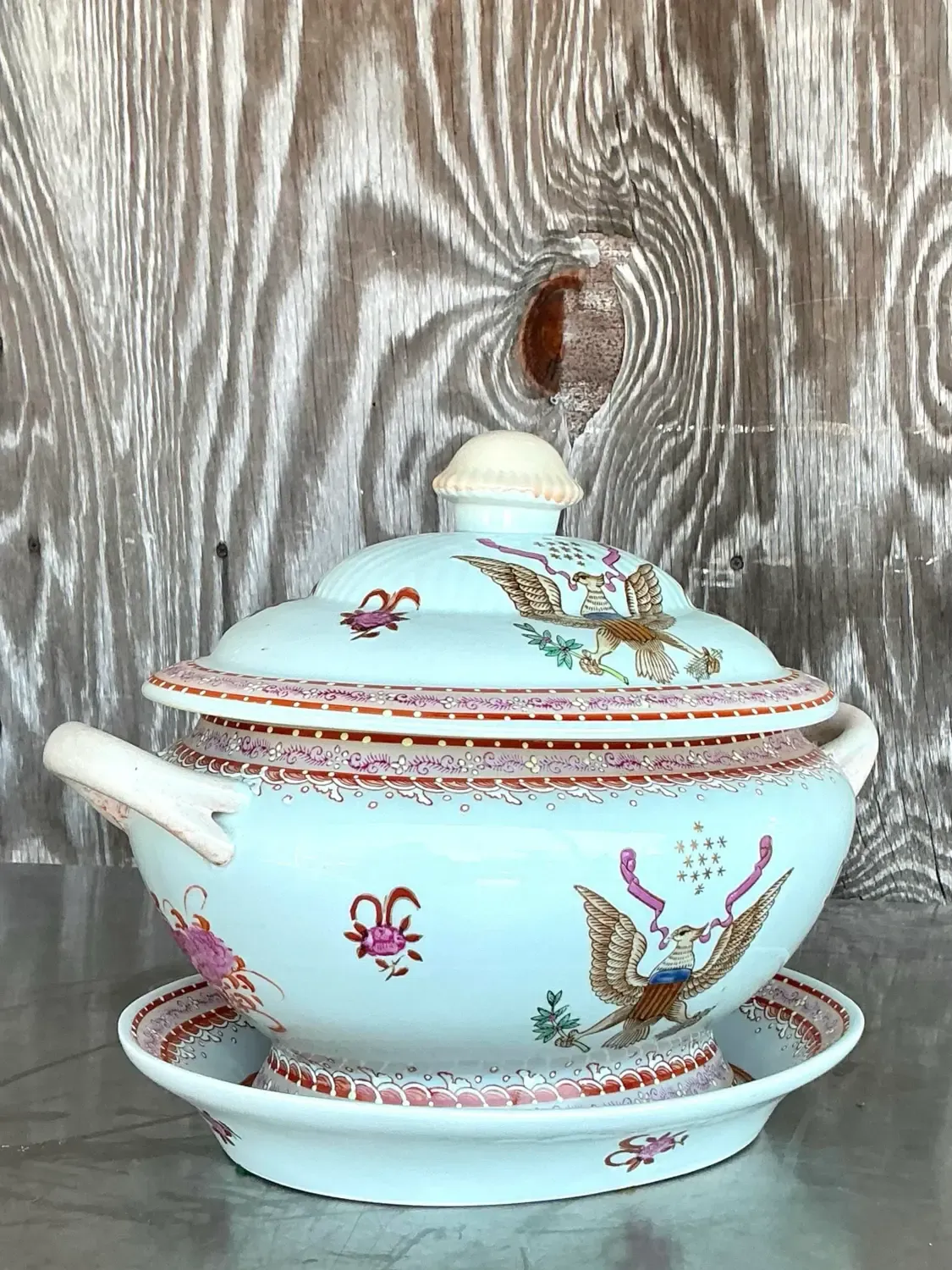 Vintage Early 20th Century Amorial Tureen — additional photo 1