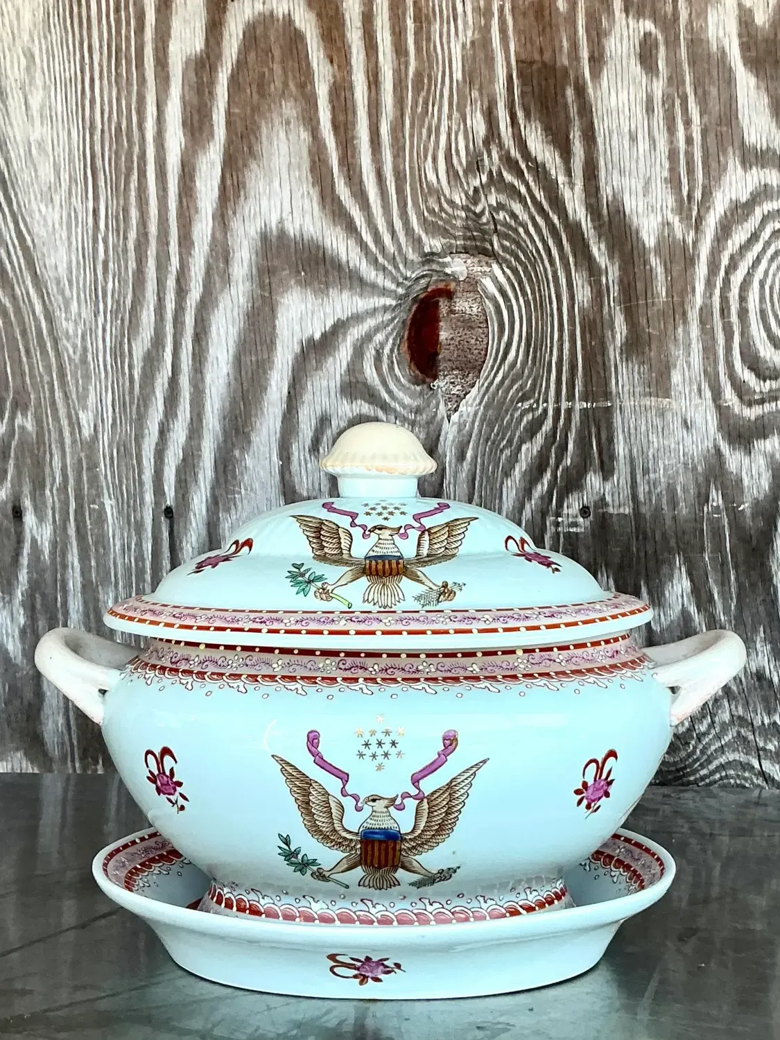 Vintage Early 20th Century Amorial Tureen — additional photo 2
