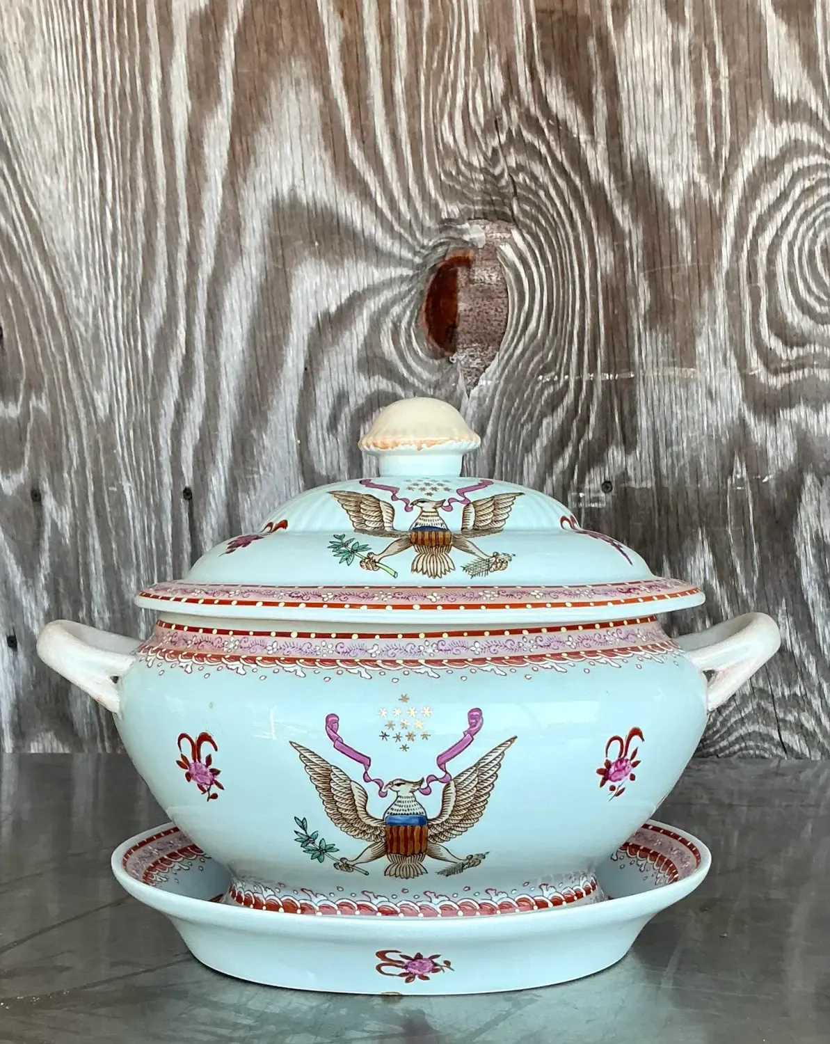 Vintage Early 20th Century Amorial Tureen — additional photo 3