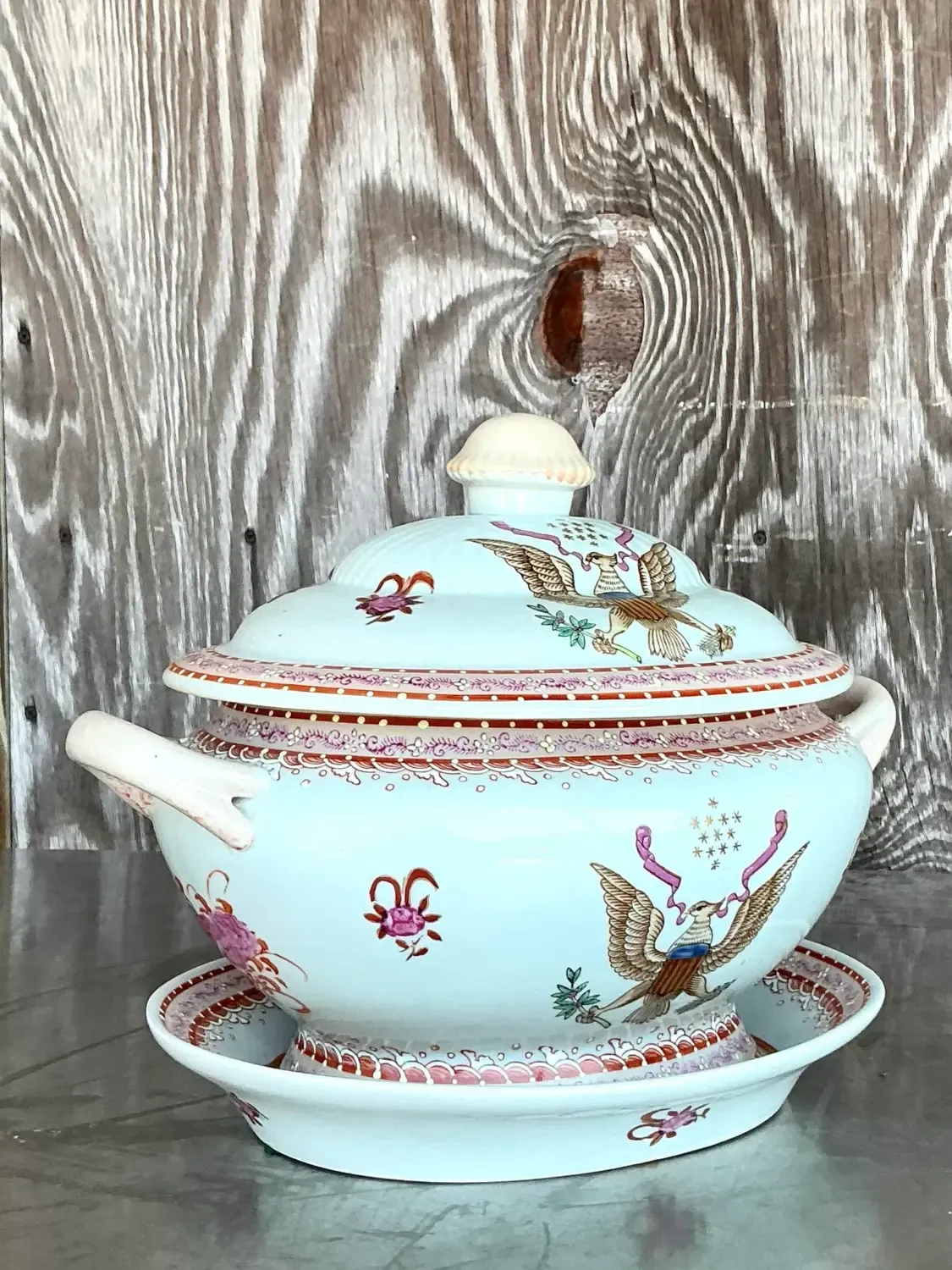 Vintage Early 20th Century Amorial Tureen — additional photo 4