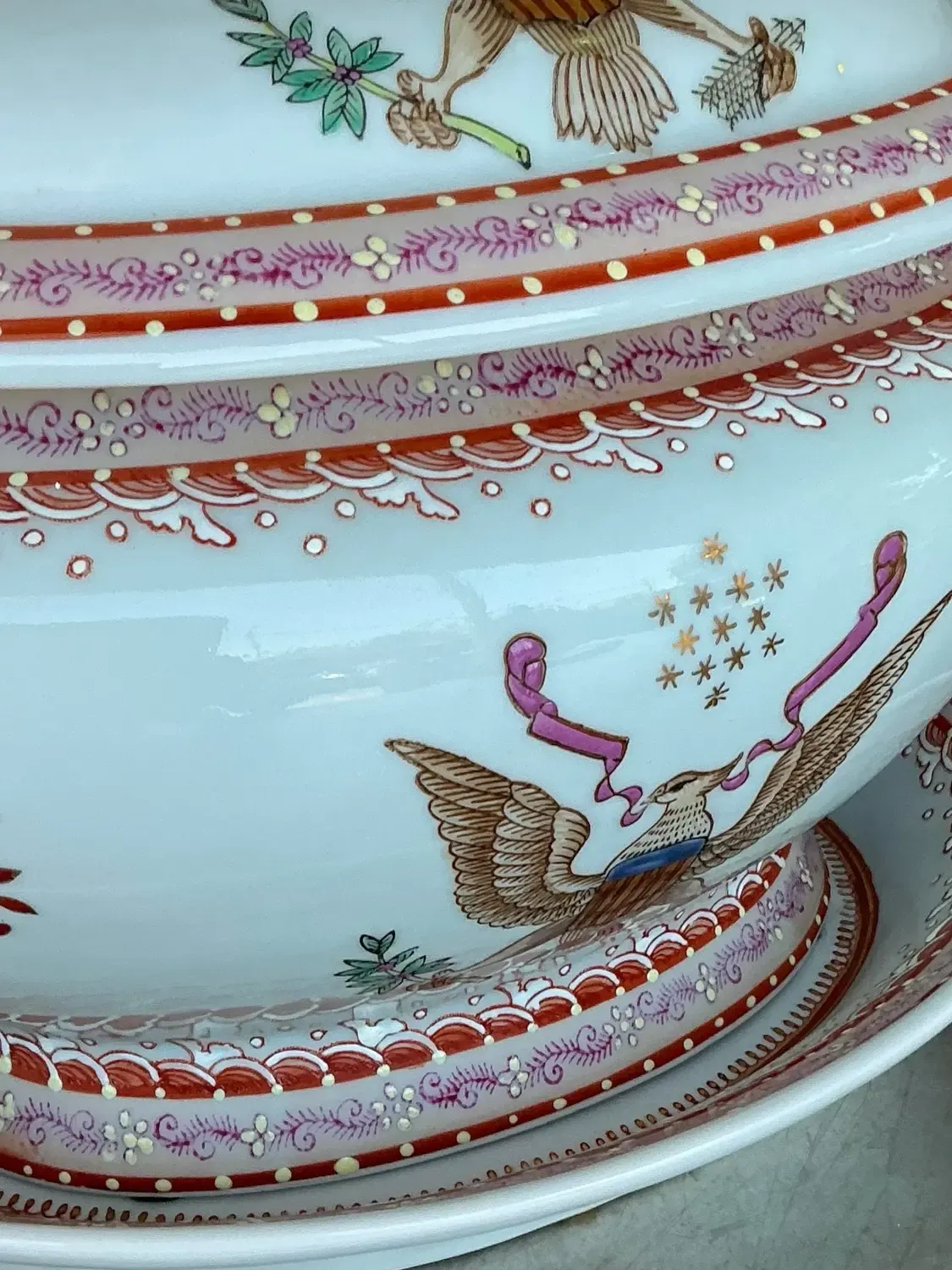 Vintage Early 20th Century Amorial Tureen — additional photo 5