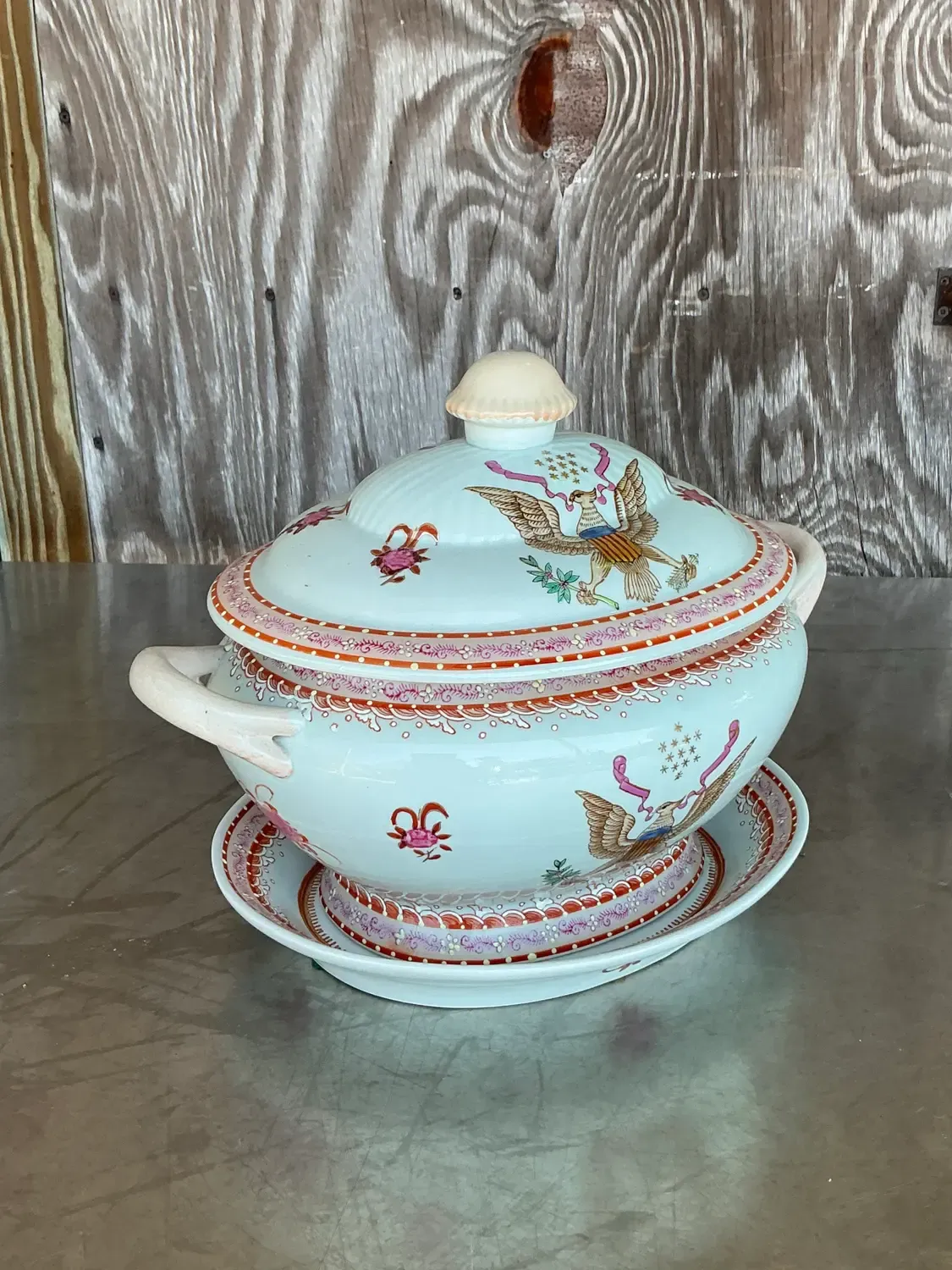 Vintage Early 20th Century Amorial Tureen — additional photo 6