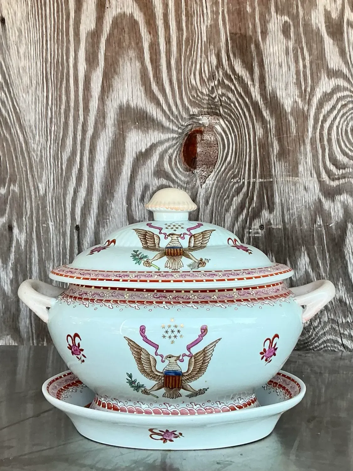 Vintage Early 20th Century Amorial Tureen — additional photo 7