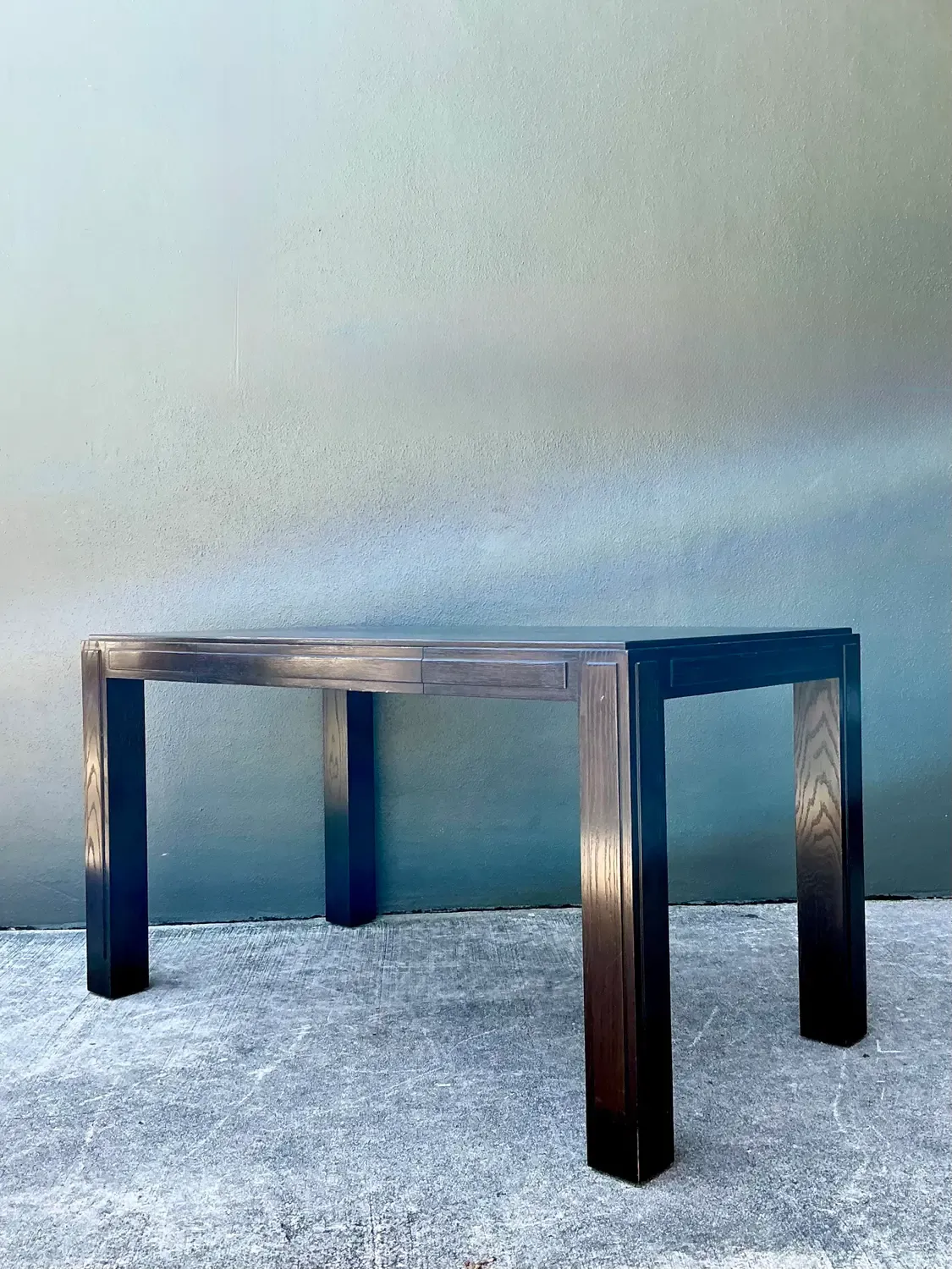 Vintage Ebony Parsons Desk — additional photo 2