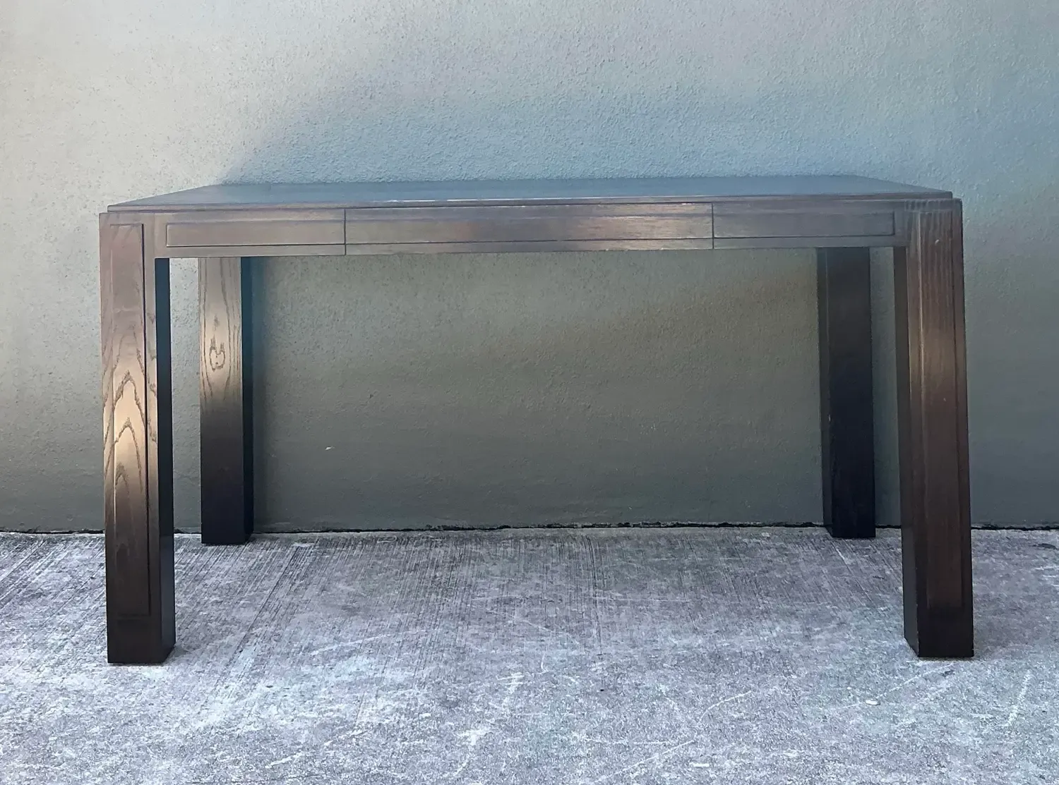 Vintage Ebony Parsons Desk — additional photo 3
