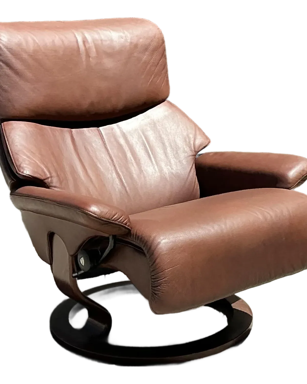 Vintage Ekornes “Stressless” Leather Lounge Chair