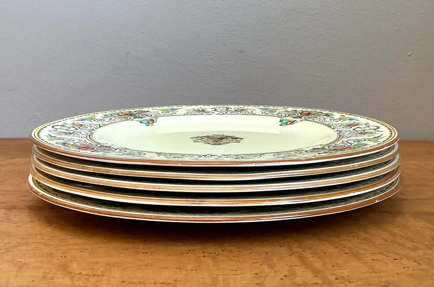 Vintage English Staffordshire “Renaissance” China - Set of 5 — additional photo 2