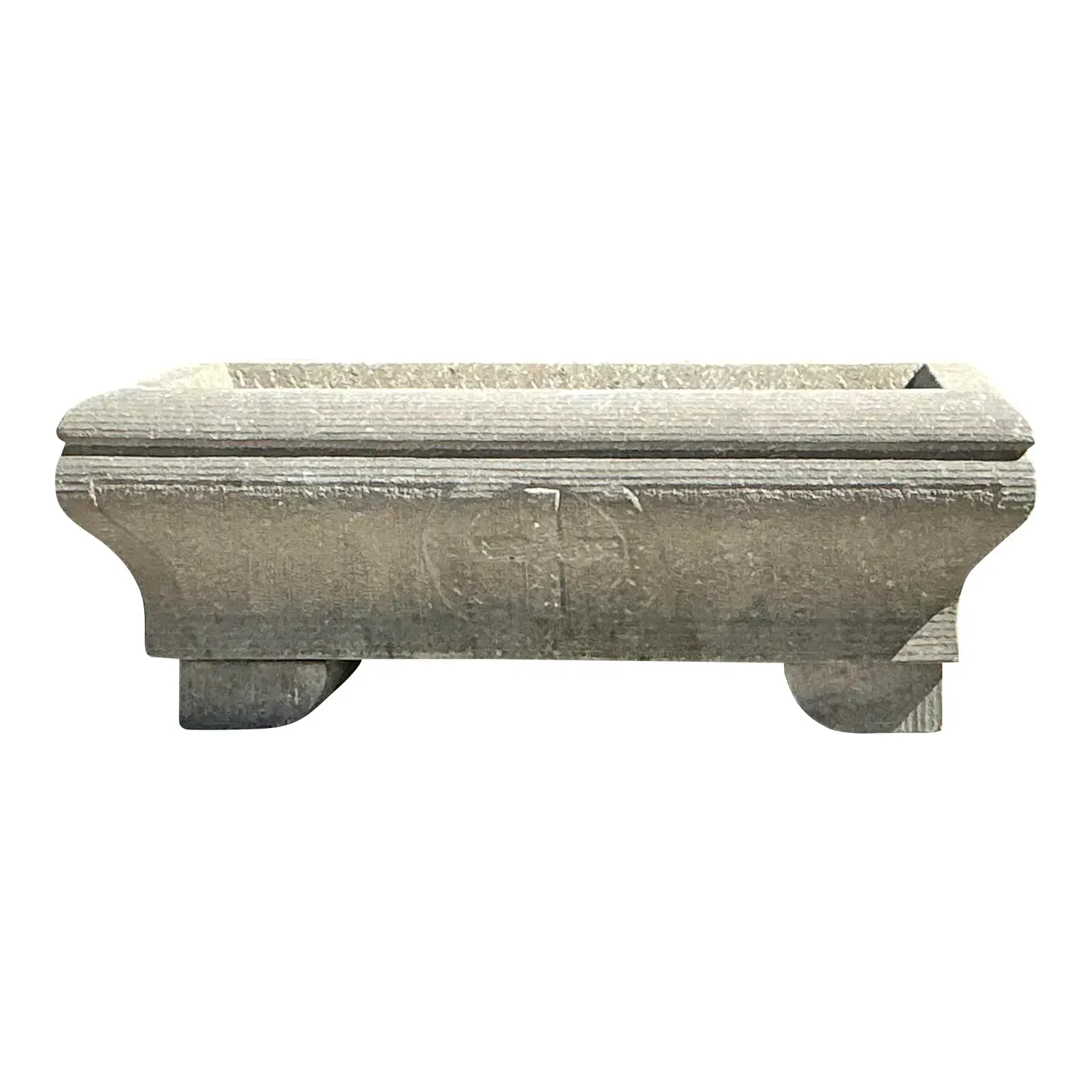 Vintage Engraved Stone Planter — additional photo 1