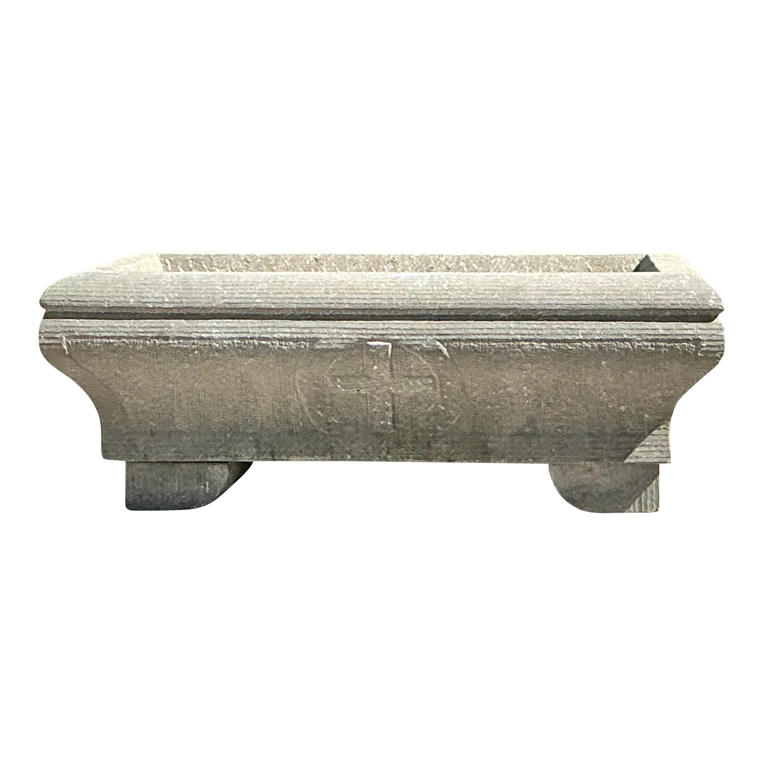 Vintage Engraved Stone Planter — additional photo 2