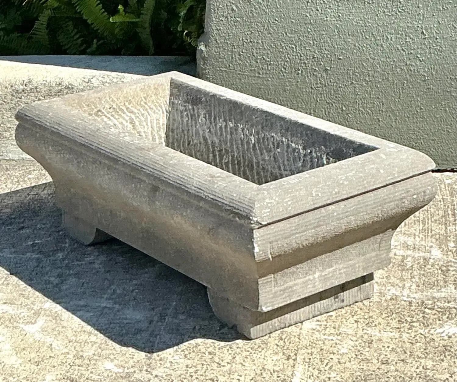 Vintage Engraved Stone Planter — additional photo 4