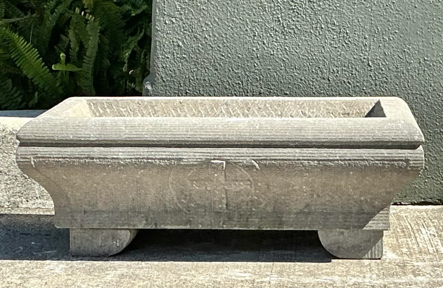 Vintage Engraved Stone Planter — additional photo 5