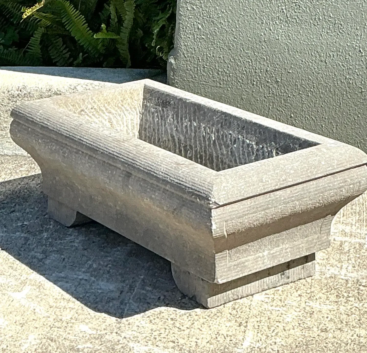 Vintage Engraved Stone Planter — additional photo 6