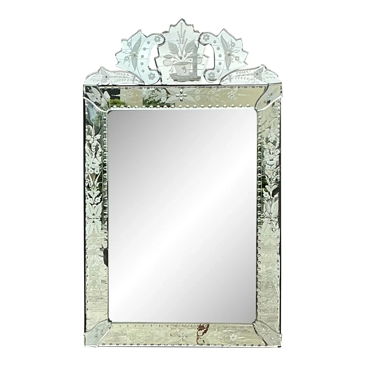 Vintage Etched Venetian Mirror — additional photo 4