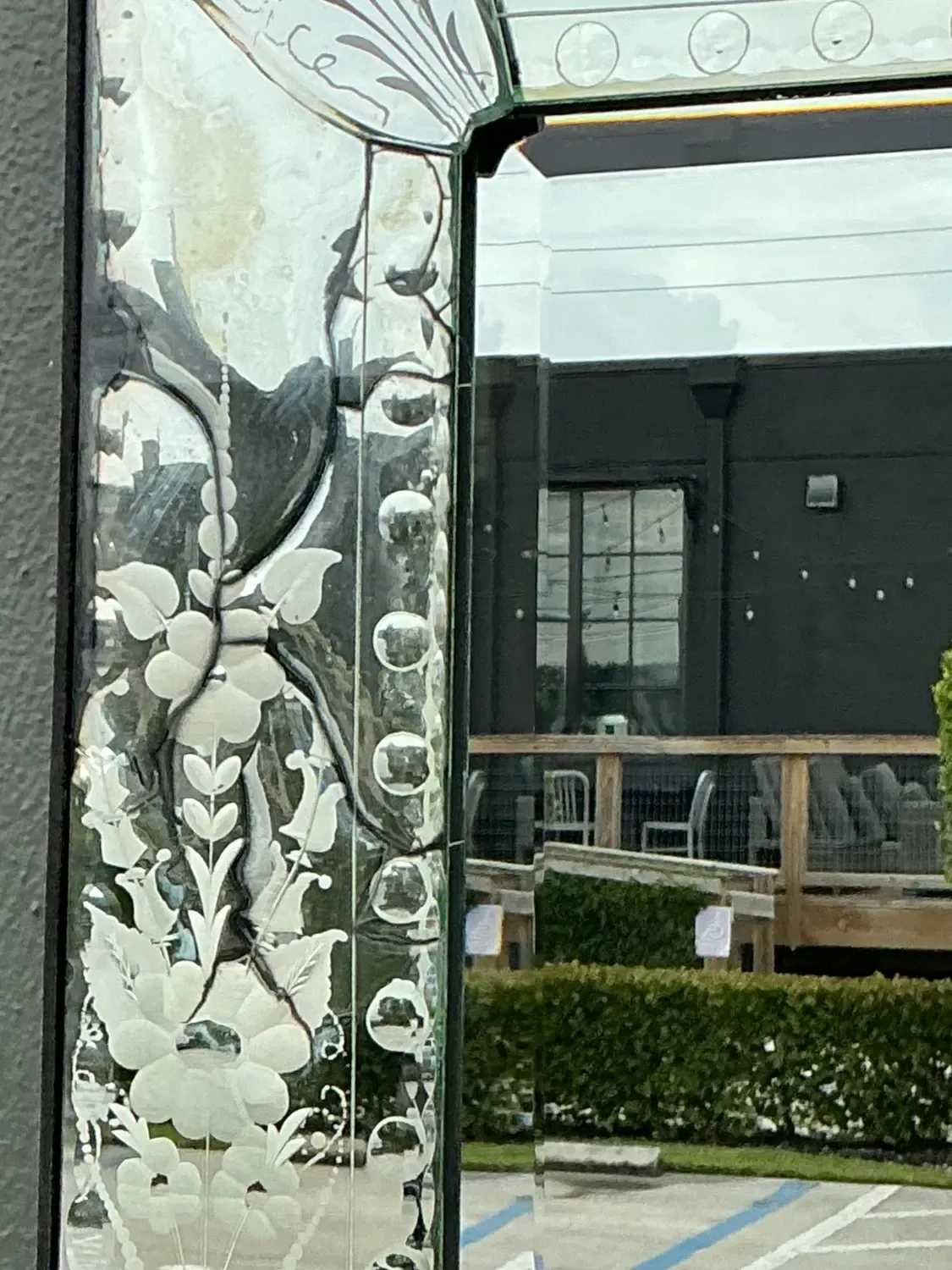 Vintage Etched Venetian Mirror — additional photo 7