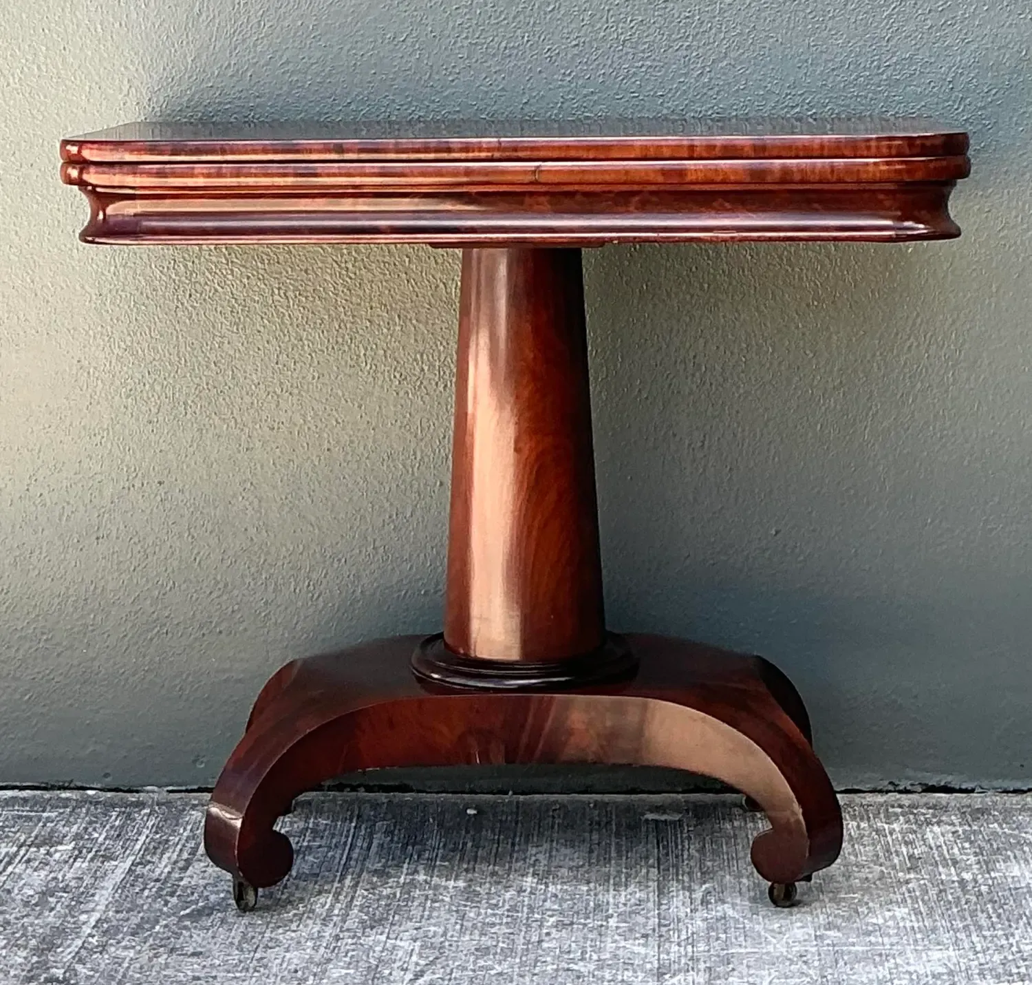 Vintage Flame Mahogany Convertible Game Table — additional photo 2