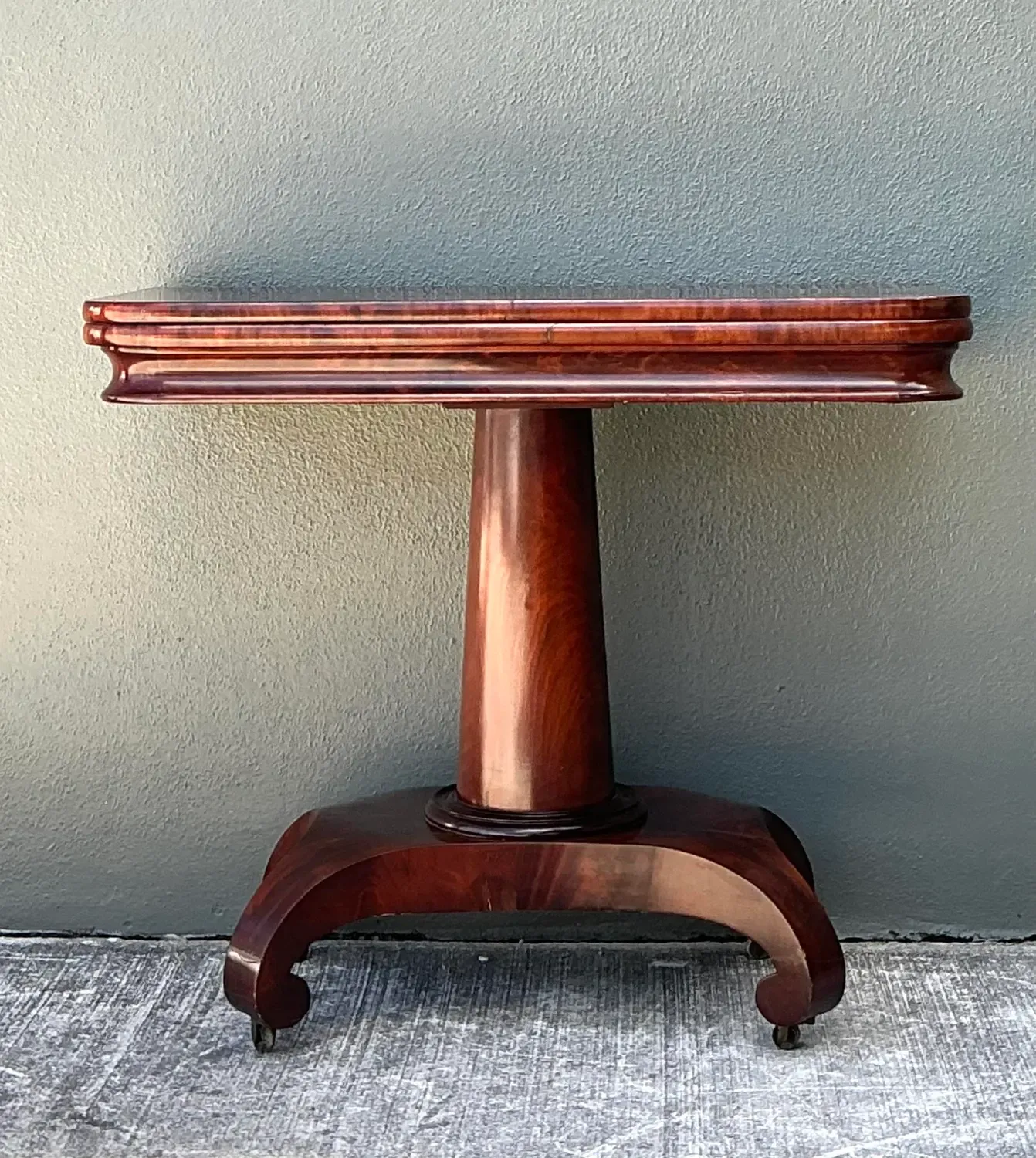 Vintage Flame Mahogany Convertible Game Table — additional photo 4
