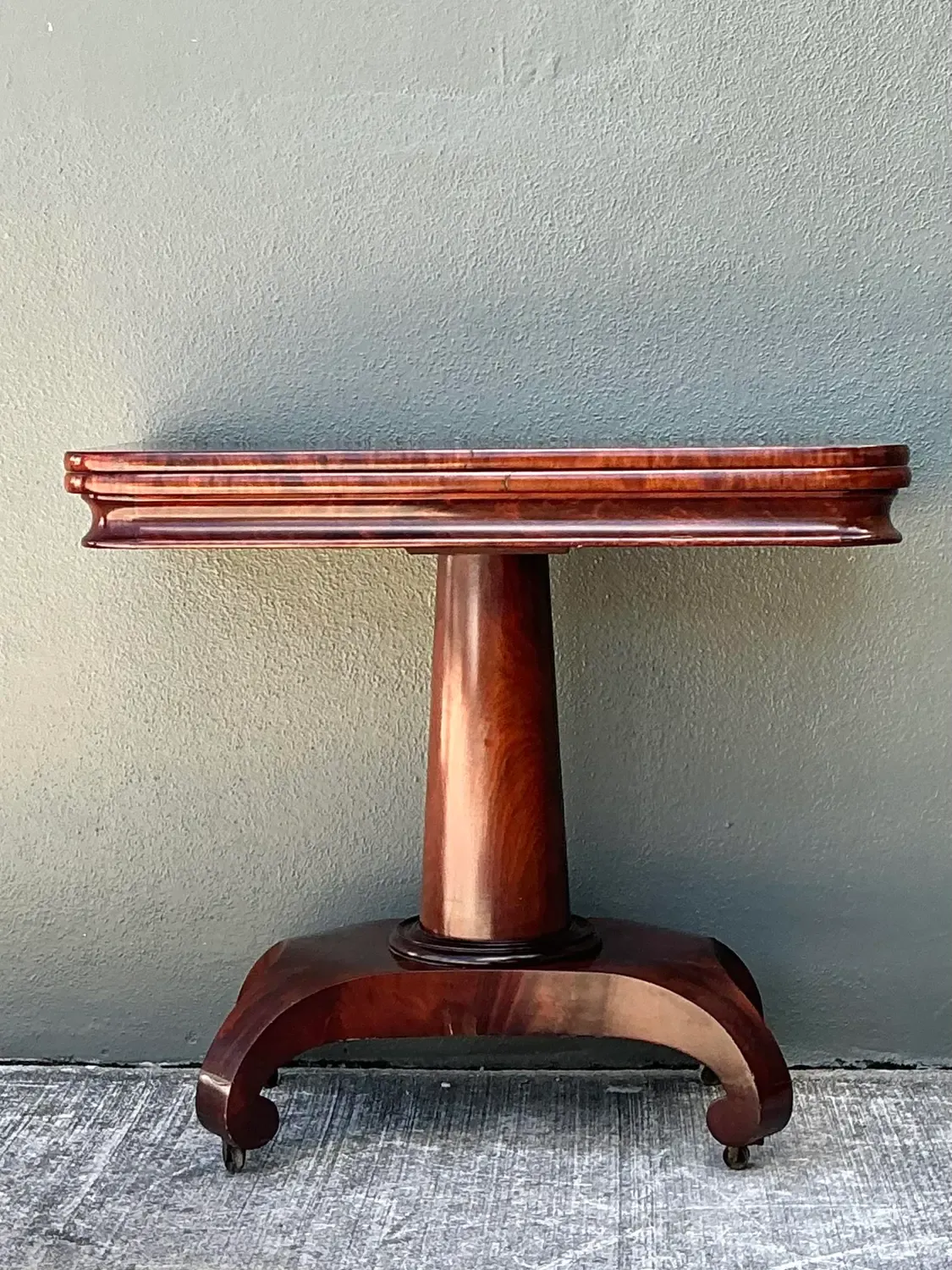 Vintage Flame Mahogany Convertible Game Table — additional photo 6