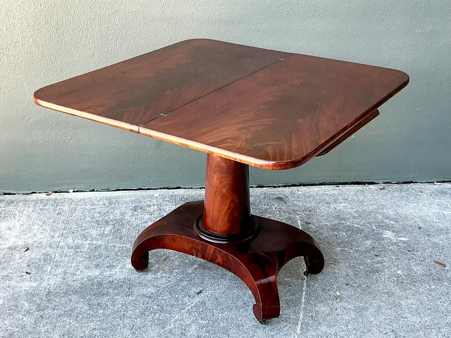 Vintage Flame Mahogany Convertible Game Table — additional photo 8