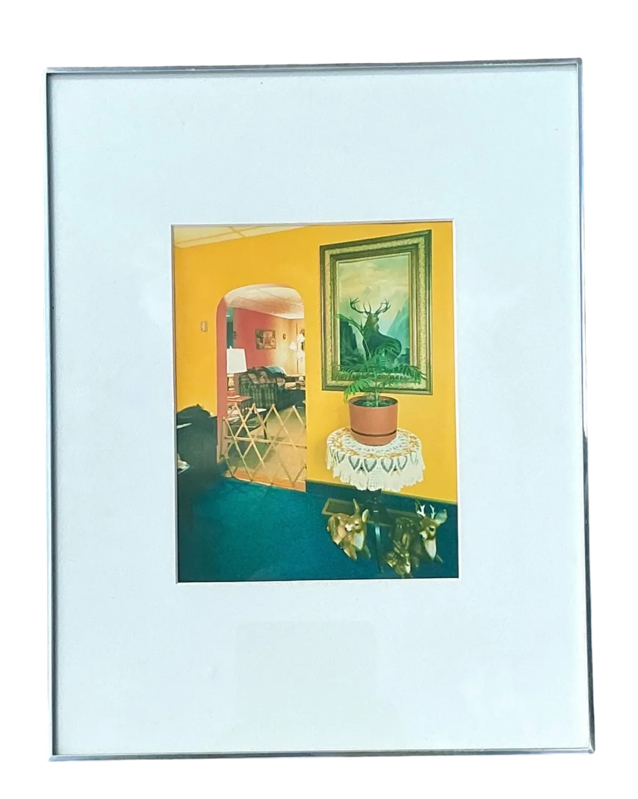 Vintage Framed Interior Photograph