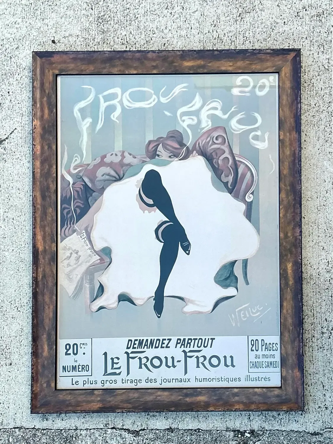 Vintage French Can Can Poster — additional photo 1
