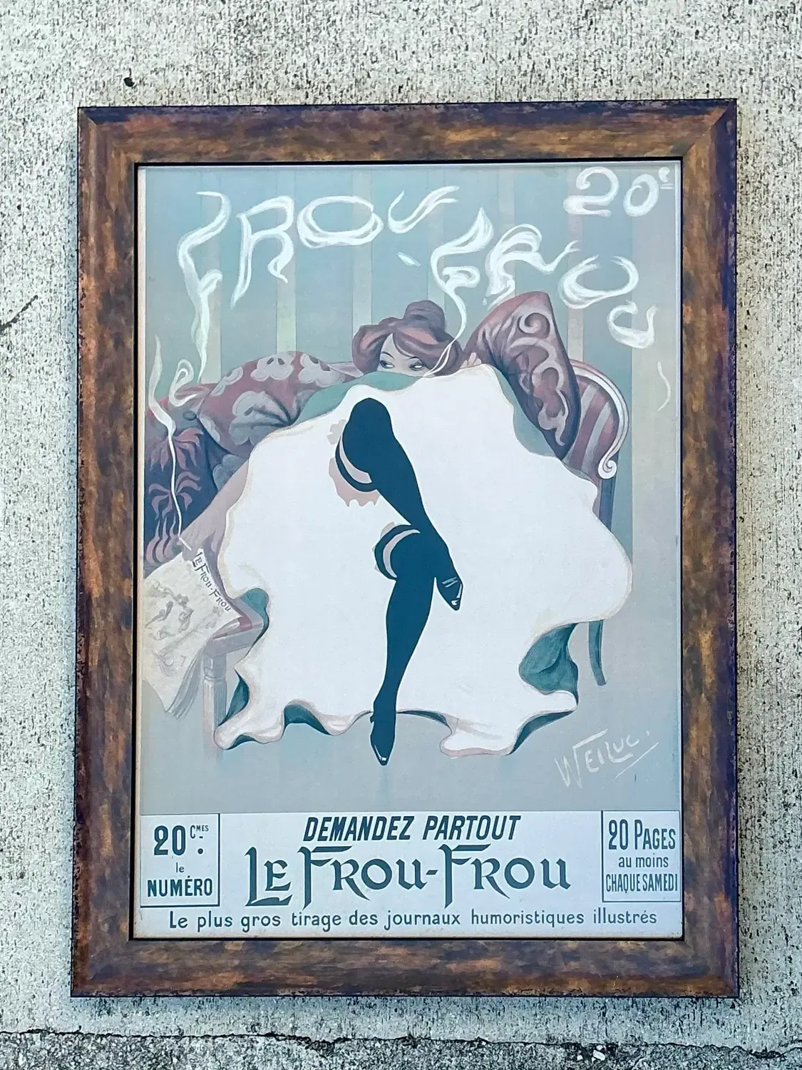 Vintage French Can Can Poster — additional photo 2