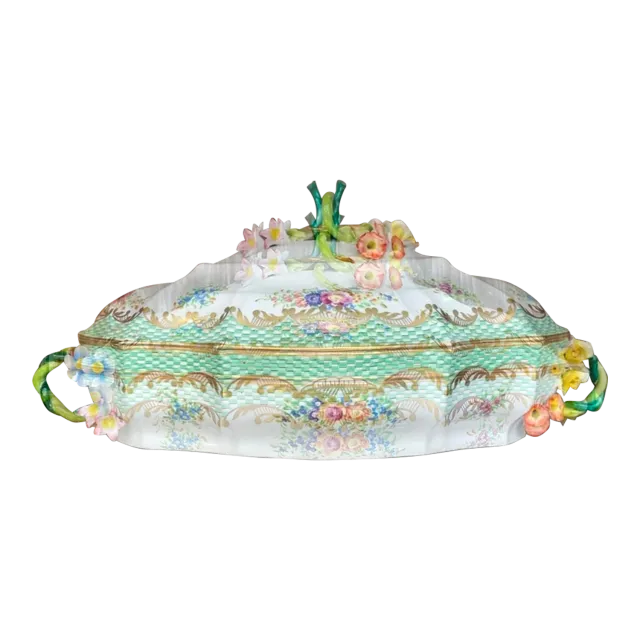 Vintage French Sevres Porcelain Serving Bowl — additional photo 7