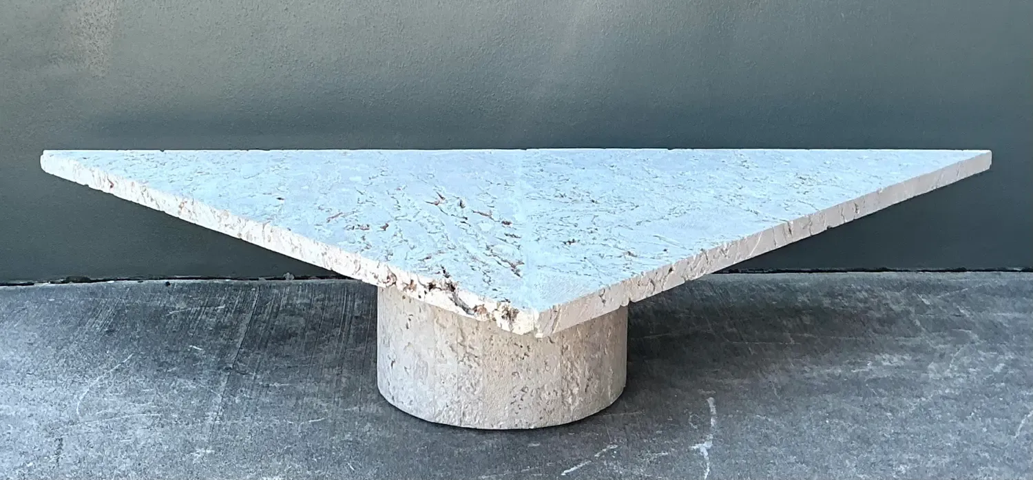 Vintage Geometric Coquina Coffee Table — additional photo 3