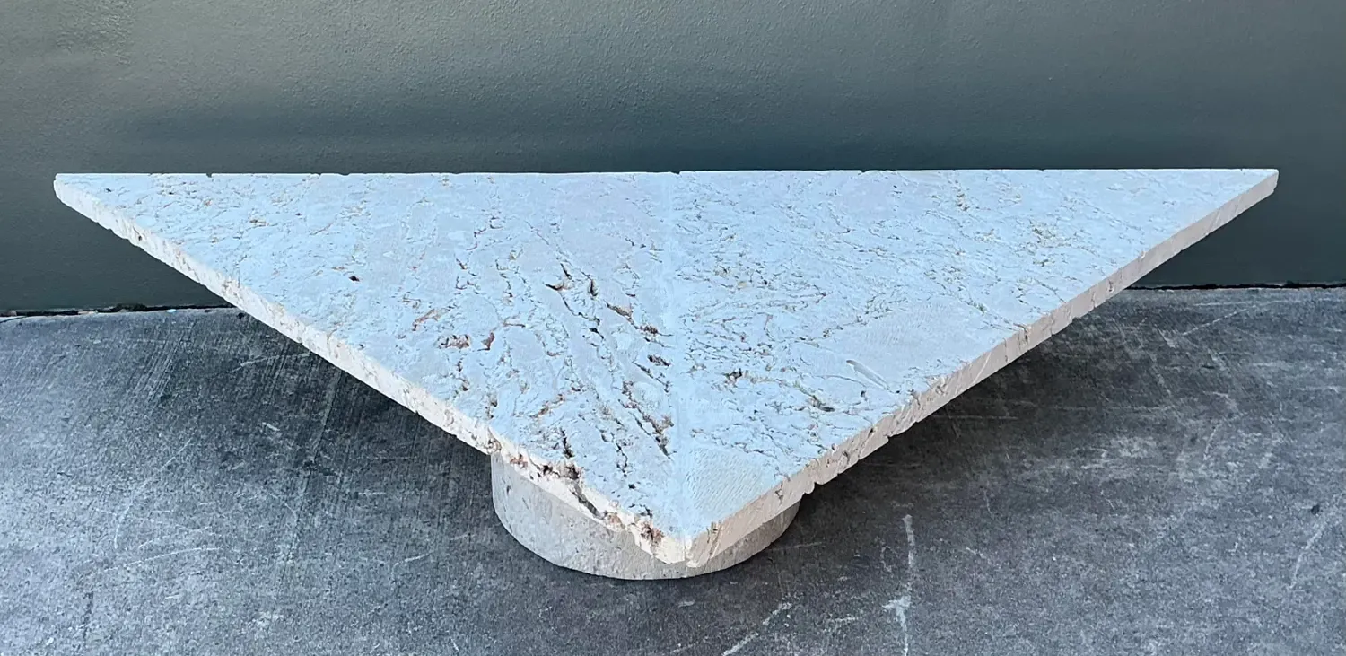 Vintage Geometric Coquina Coffee Table — additional photo 4