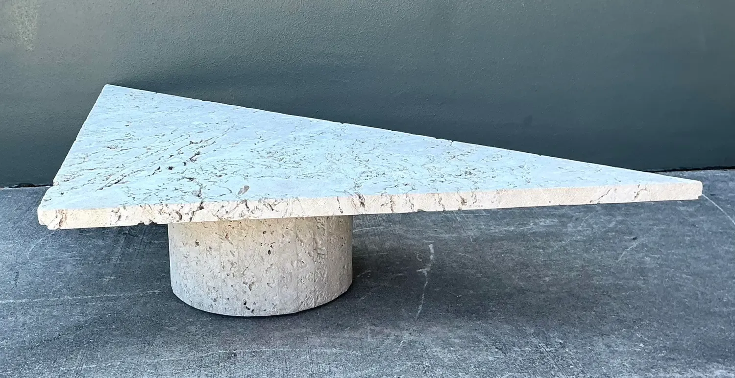 Vintage Geometric Coquina Coffee Table — additional photo 5