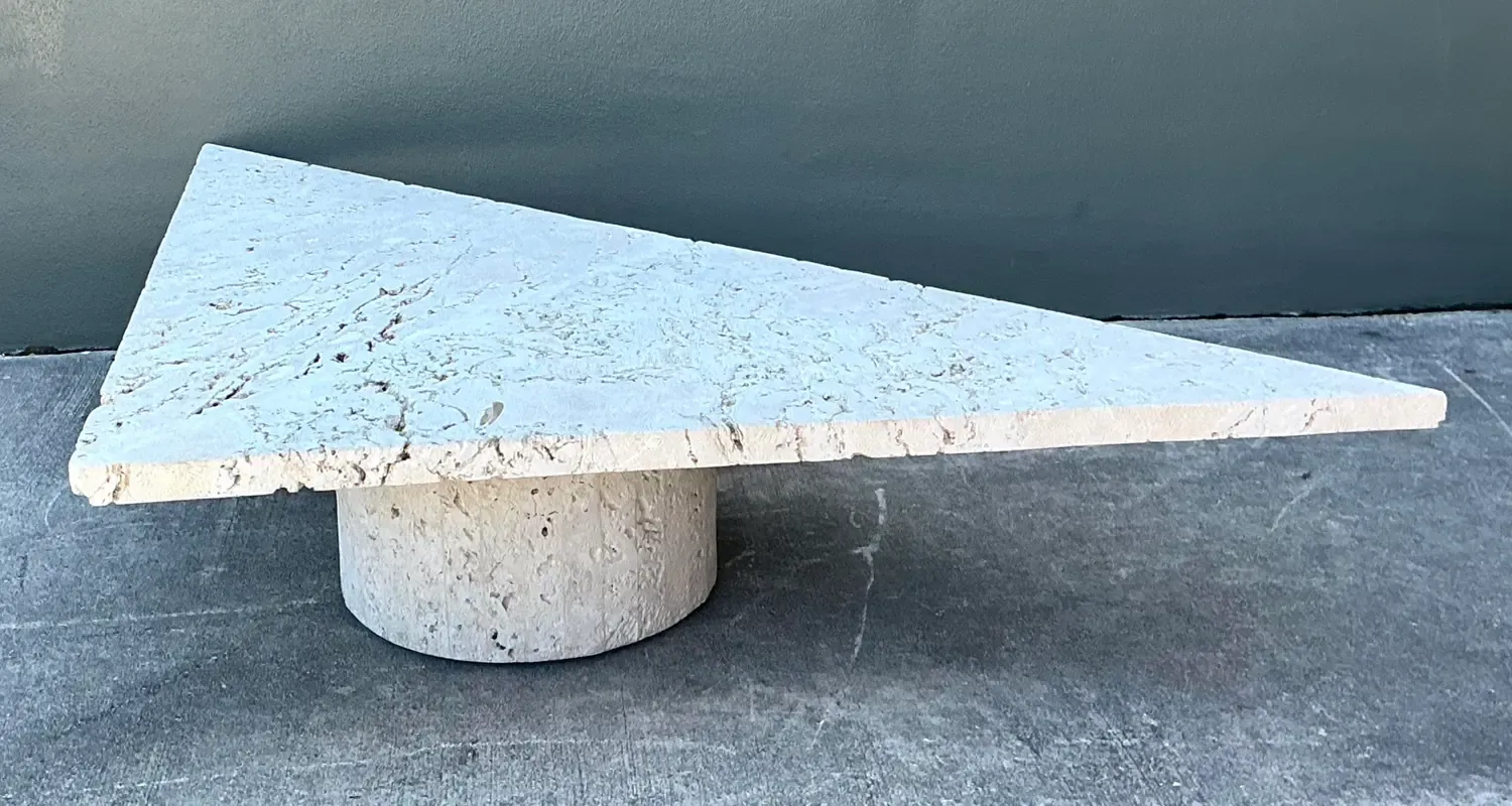 Vintage Geometric Coquina Coffee Table — additional photo 6