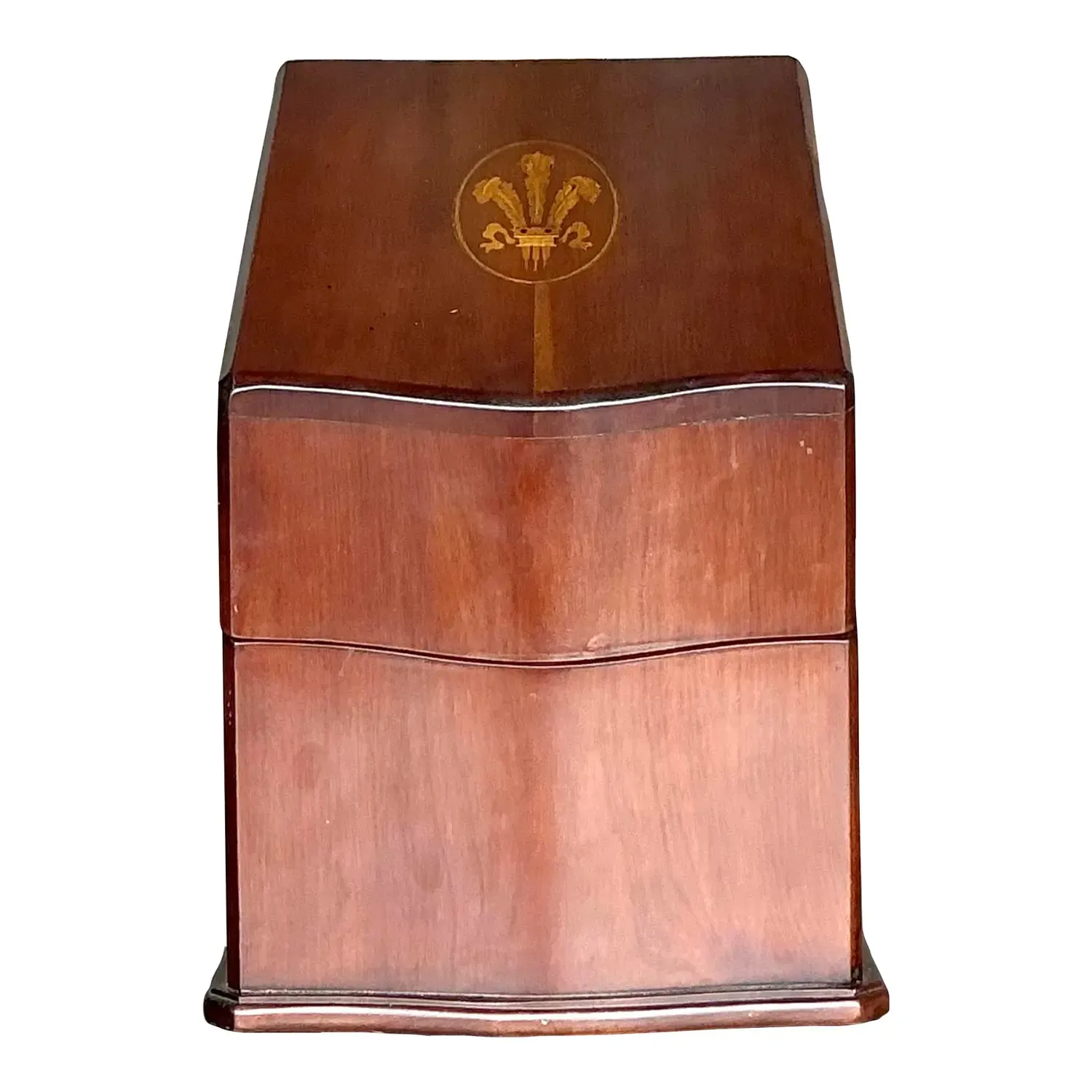 Vintage Georgian Inlaid Plume Knife Box — additional photo 1